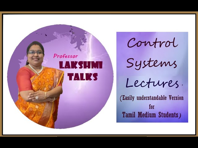 Control Systems Lecture 7 – Transfer Function (Tamil)