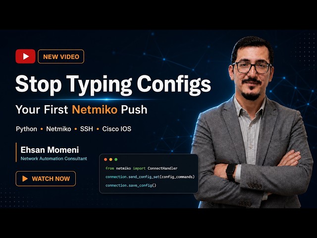 Push Cisco configuration with Python Netmiko and safe error handling