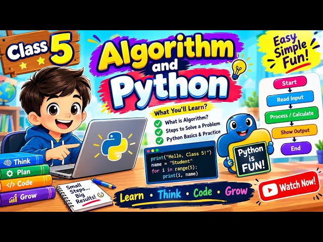 Algorithmic Thinking🧑‍💻 Python + AlgorithmComplete Lecture for Beginners | Urdu + English