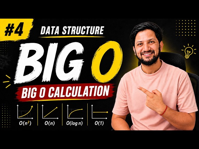 Big O Calculation Explained | Simplifying Big O Notation | DSA #4
