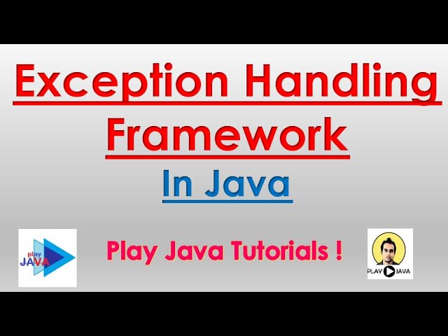 Exception Handling Framework | Real time Projects Exception Handling | Exception Handling In Java