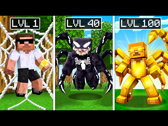 Evolving into Powerful Spider in Minecraft..
