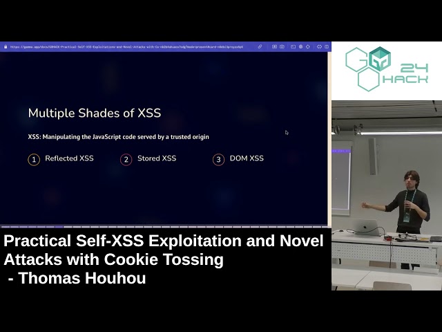 Practical Self-XSS Exploitation and Novel Attacks with Cookie Tossing - Thomas Houhou