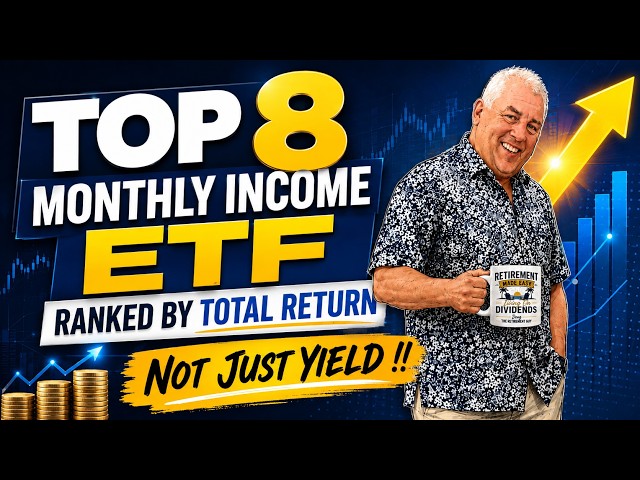 Top 8 Monthly Income ETFs for 2026 — Ranked by Total Return, NOT Just Yield!