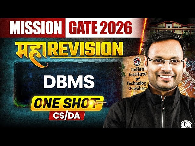 DBMS One Shot | Maha Revision | CS & DA | Target GATE 2026