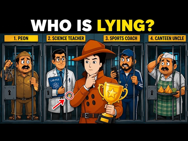 Who stole the trophy? Detective Riddles with answers