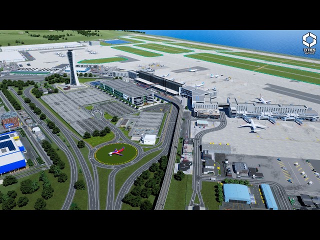 How to Build the Ultimate REALISTIC Airport in Cities Skylines 2