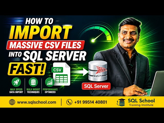 How to Import Massive CSV Files into SQL Server Fast