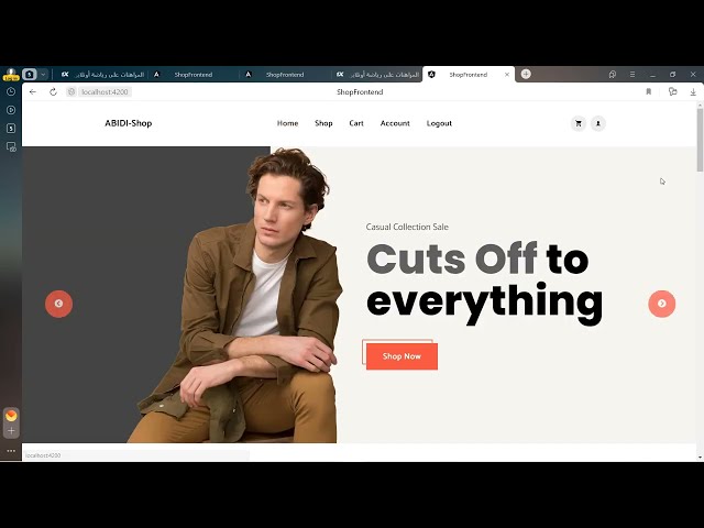 eCommerce web site using spring boot 3 | Angular 14