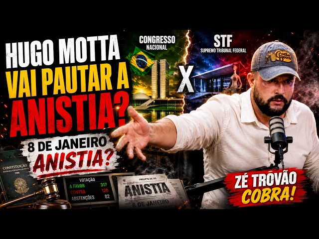 ZÉ TROVÃO DETONA CONDENAÇÕES DO 8 DE JANEIRO E MANDA RECADO PARA HUGO MOTTA E STF!