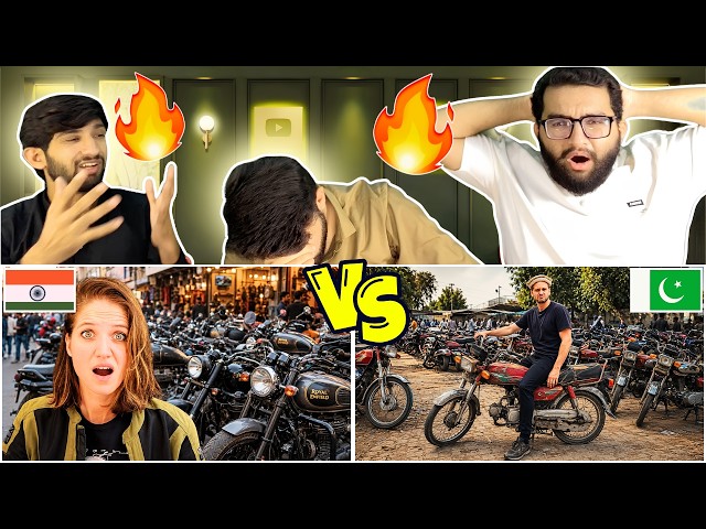 Reaction On Foreigners Visit India's Vs Pakistan Bike Market | Pakistani Reaction 🇵🇰❤️🇮🇳