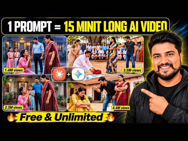 🔥 Long Ai Video Kaise Banaye 💥 | Full Course | 3D Cartoon Video Kaise Banaye | Ai Video Kaise Banaye