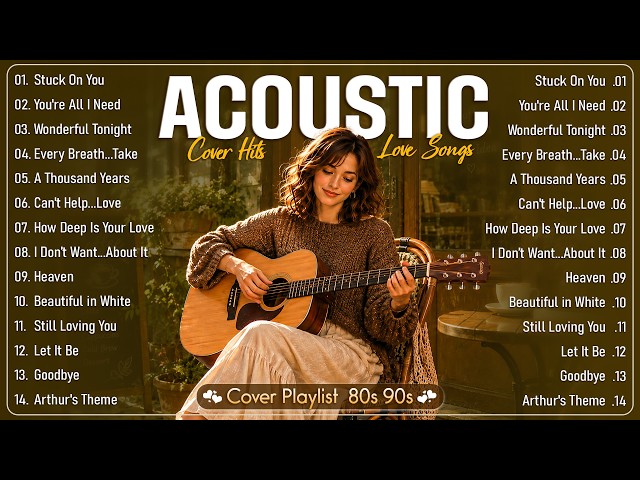 Best Acoustic Songs of the 80s 🎸 Romantic Classics & Nostalgic Memories