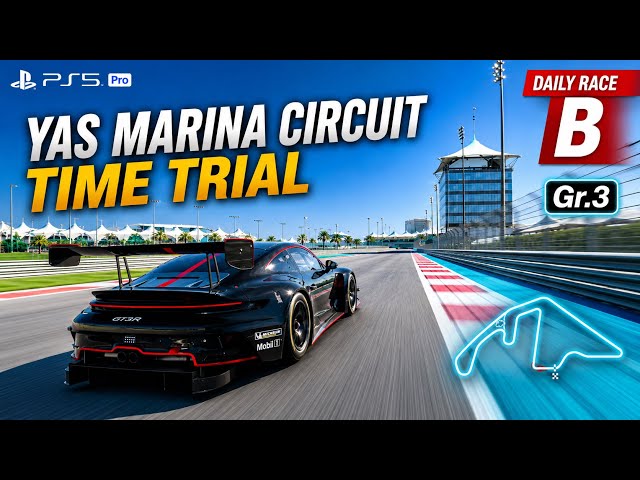 GT7 Time Trial Guide | Daily Race B | Yas Marina Circuit Gr.3 | PS5 Pro #gt7 