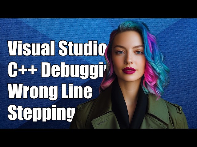 Visual Studio 2017, C++, pointing a wrong line while stepping through the code