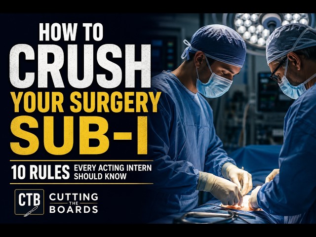Surgery Sub-I Tips: How to Excel on Your Acting Internship