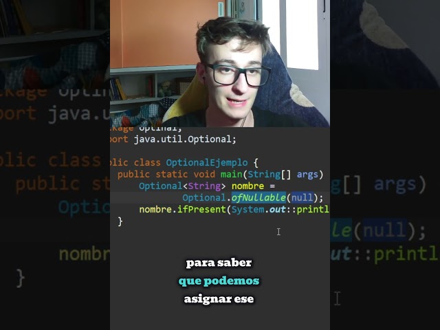 Optional en java  #java #twitch #aprendejavascript #javaprogramming #leagueoflegends #fifa #español