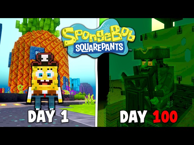 100 Days Minecraft Hardcore SpongeBob Biome