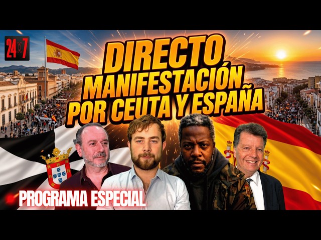 Por Ceuta y España: especial manifestación contra la invasión migratoria