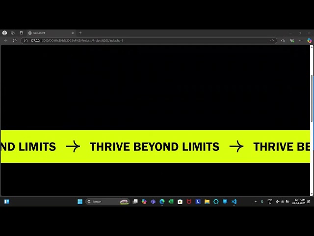 Custom Animation Scroller Using HTML, CSS, GSAP & JavaScript!