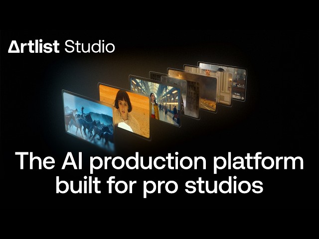 Artlist Studio: The first true AI production platform built for professional studios