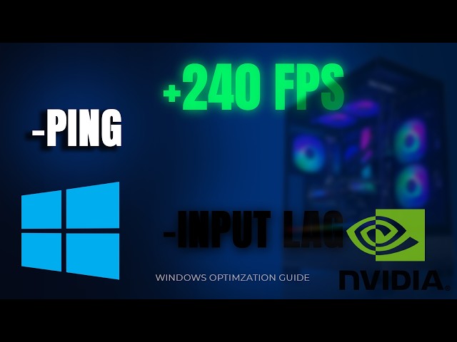 Ultimate PC Gaming Optimization Guide 2026 | More FPS + Less Input Lag