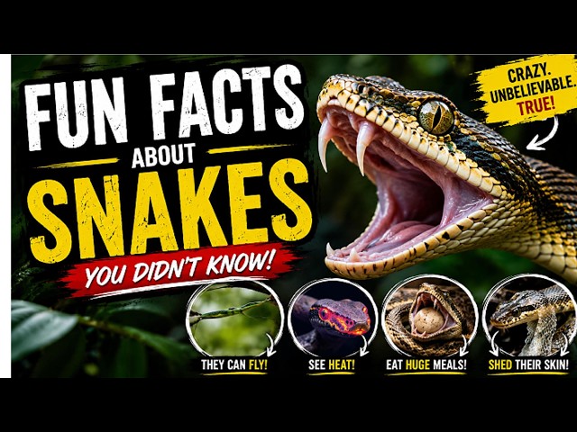 🐍 20 Mind-Blowing Snake Facts That Will Leave You Speechless! 😱