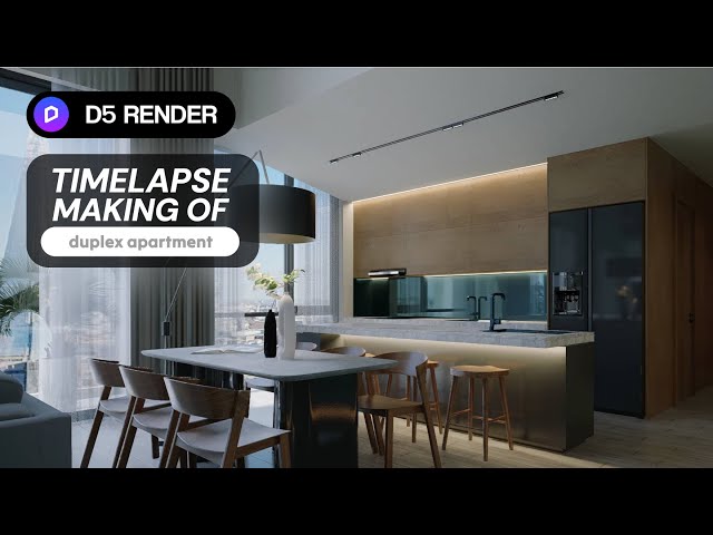 Apartment Interior Rendering Making-of Tutorial | SketchUp, D5 Render | Artist: @vybui5409