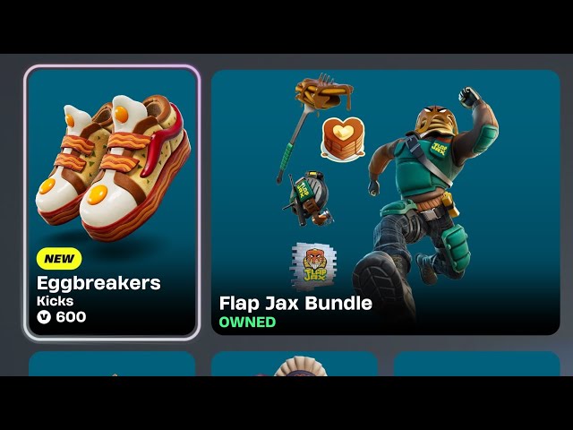 Fortnite gameplay of the Eggbreakers Kicks