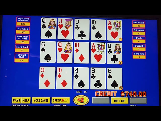 Firing Away In The Hi Limit Room - Borgata - Hi Limit Video Poker - Vid#56