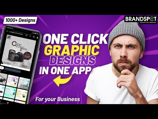 One Click Graphic Design app For your Business | Brandspot365 | Best app for Graphic Design
