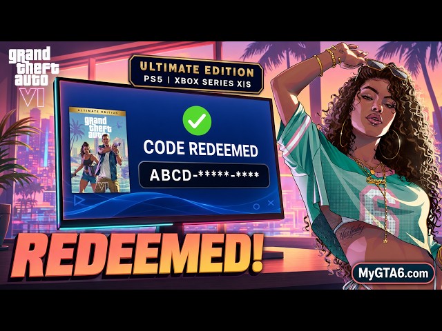 How to Get FREE GTA 6 Pre-Order Redeem Codes 🎮 for PS5 & Xbox 🎁 | GTA VI Ultimate Edition 🔥