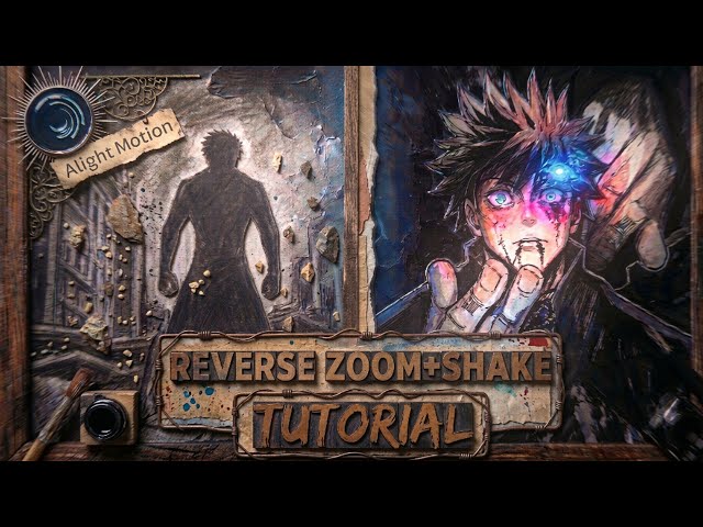 AE Inspired Reverse Zoom + Shake Tutorial 😱🔥 | Alight Motion