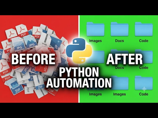 Clean Your Messy Downloads Folder Instantly with Python Automation