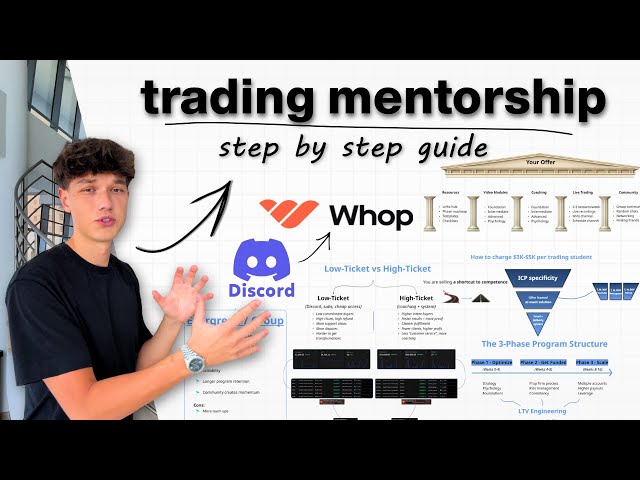 How To Build A $3K - $5k Trading Mentorship/Program (step-by-step)