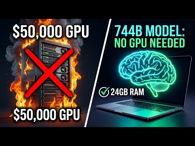This 744B Parameter AI Runs With ZERO GPU (Here's How) | Dev Loop