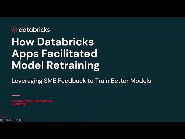 How Databricks Apps Facilitated Model Retraining