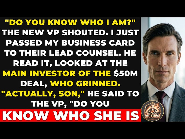 I Pushed My Business Card Across The Table – The VP’s Career Collapsed