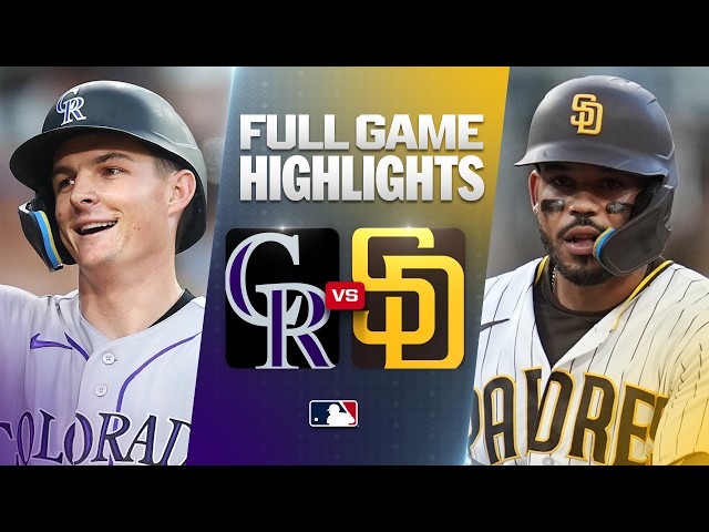ROCKIES vs. PADRES: Resumen oficial del partido completo (28 de julio) | Temporada 2026 de la MLB
