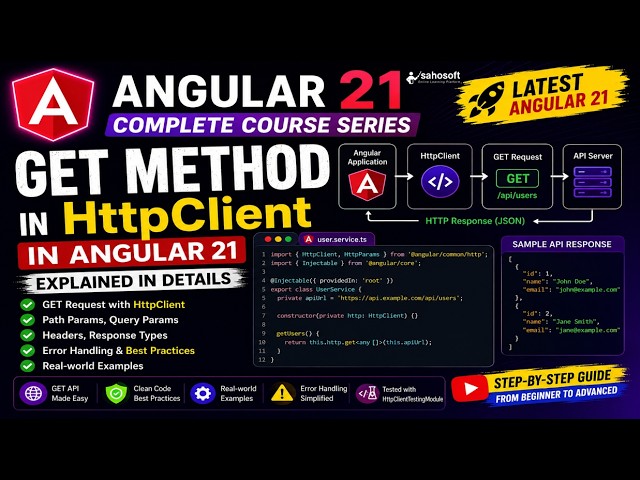 get method in HttpClient in Angular 21 | httpclient in Angular | Angular 21 tutorials in Hindi