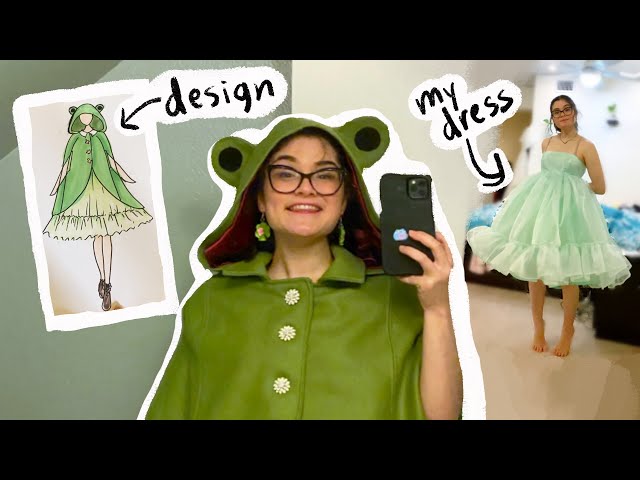Making a Frog Dress (and coat!) 🐸