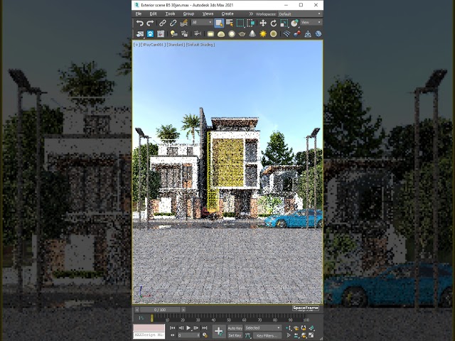 how to start Viewport Rendering in #3dsmaxvray