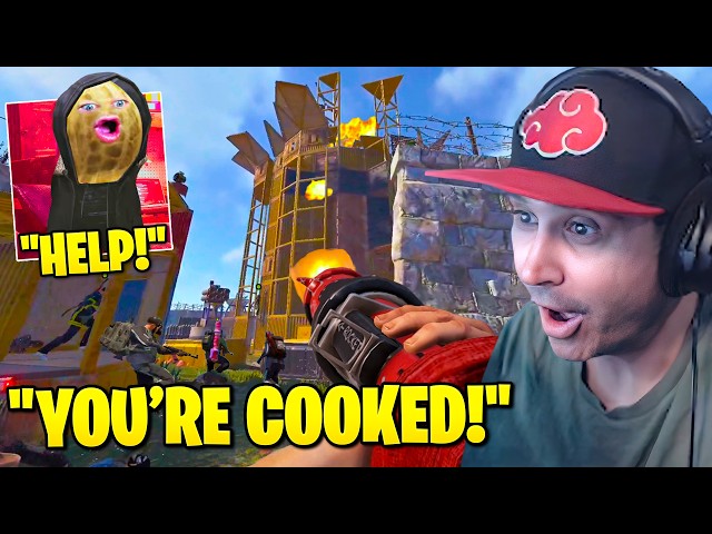 Summit1g RAIDS TheBurntPeanut with 250+ ROCKETS in Rust & THIS Happens...