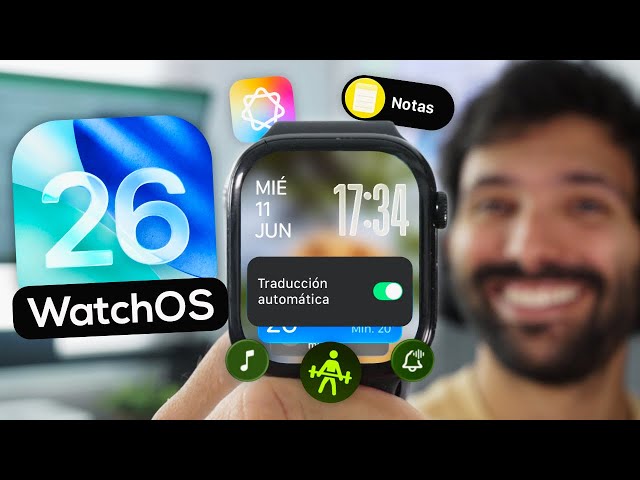 WatchOS 26 trae todas estas NOVEDADES a tu Apple Watch ⌚️