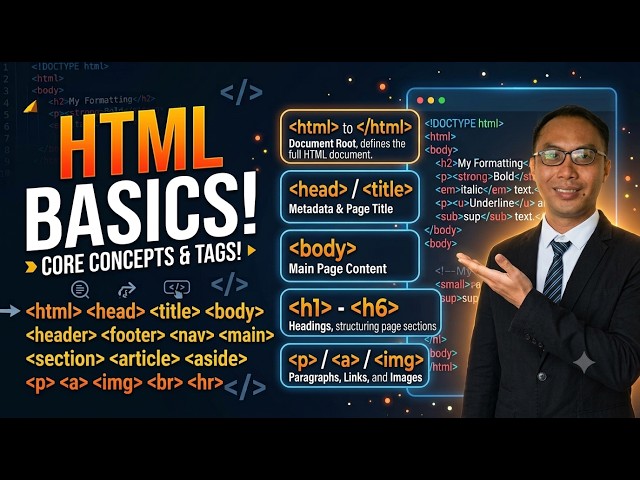 HTML, Visual Studio Code, and Structure