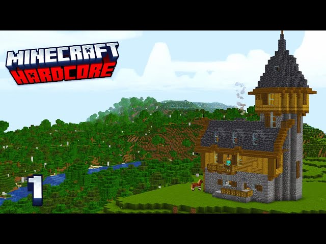 One AWESOME Start To My New Hardcore World! | Hardcore Minecraft Forever World EP1