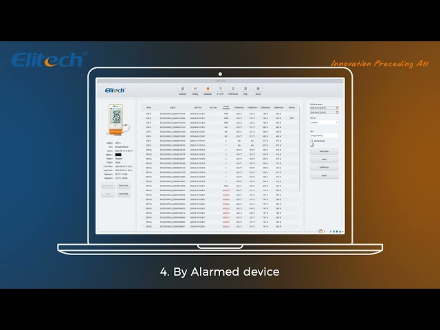 Introducing Eitech database for single-use/reusable data logger