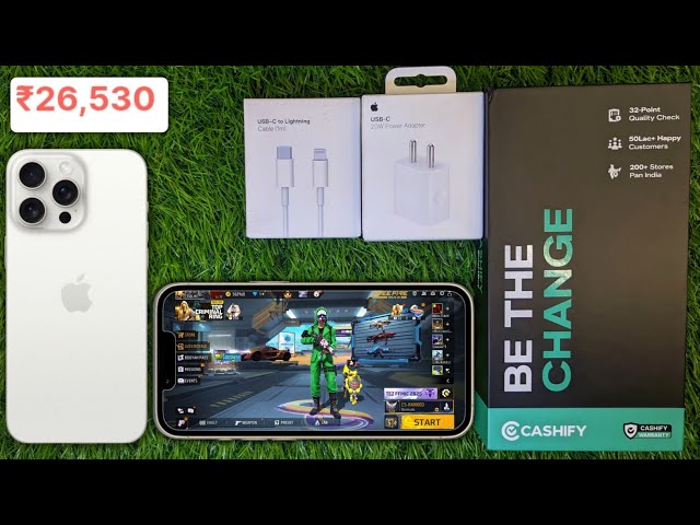 iphone 13 pro max cashify unboxing fair condition / iphone 13 pro max gaming test