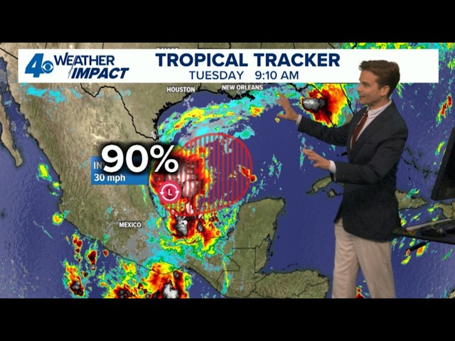 Tropical Tracker: Invest 92 could become tropical storm, expected to bring impacts to Gulf Coast