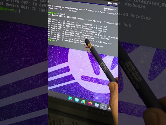 DelanCam1 installed on UBUNTU based Pop!OS #techtok #popos #linux #ubuntu #headtracking #opentrack